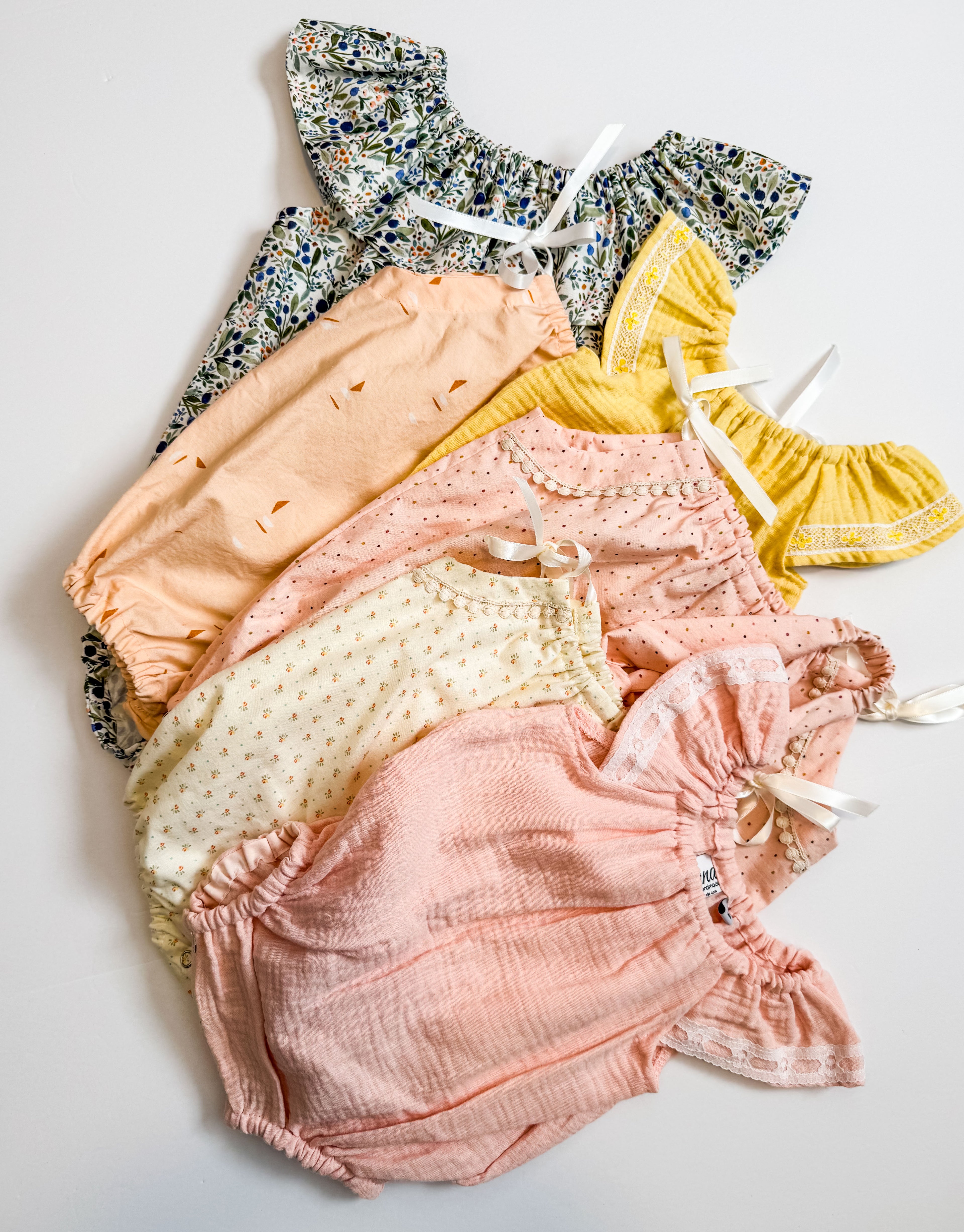 Assorted Rompers: Shoulder Tie for Baby Girl