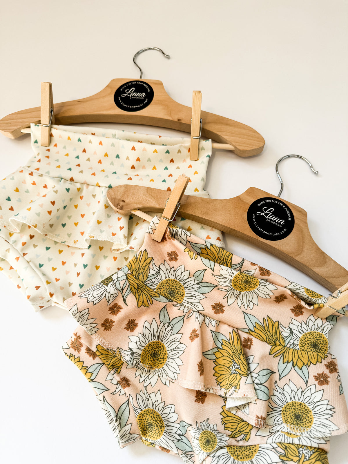 Ruffle Bummie: Boho Baby Bloomers, Sunflower