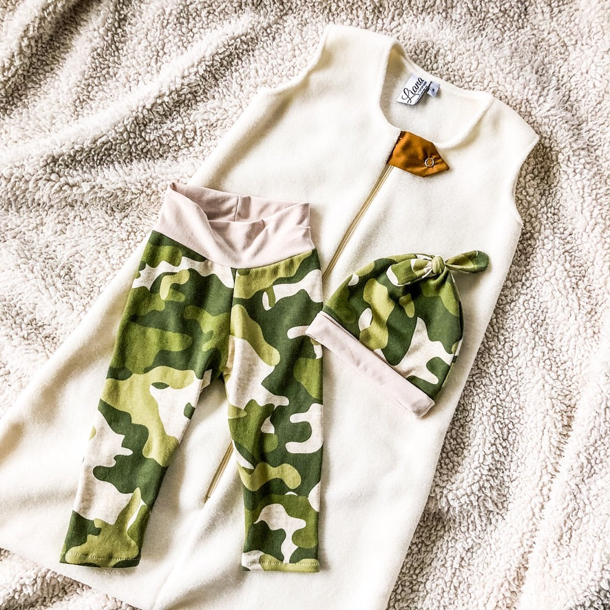 Baby Boy Legging & Hat Set
