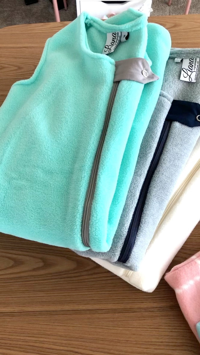 Fleece Baby Bunting Bag: Plush Winter Outerwear Sack