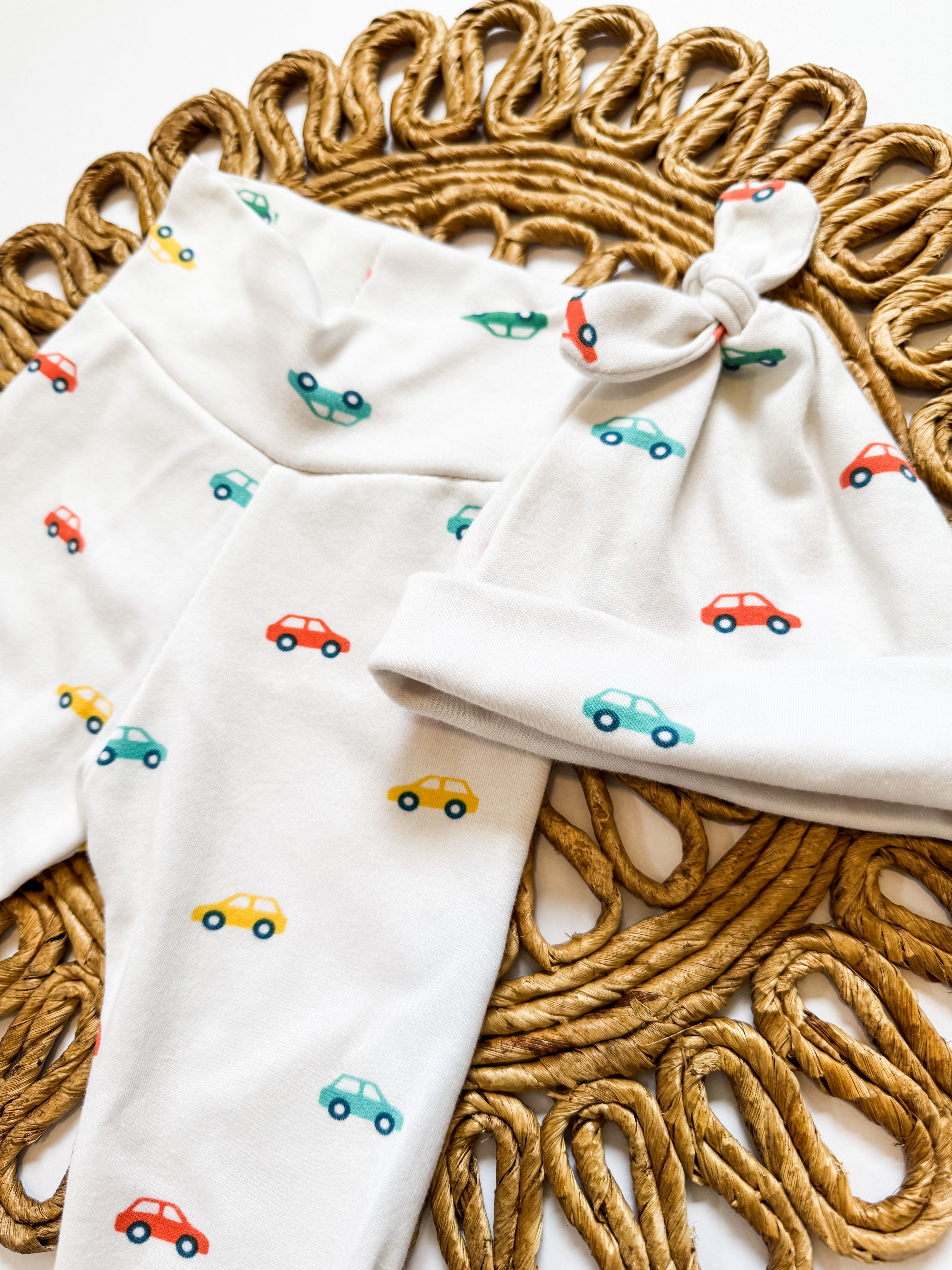 Baby Boy Legging & Hat Set