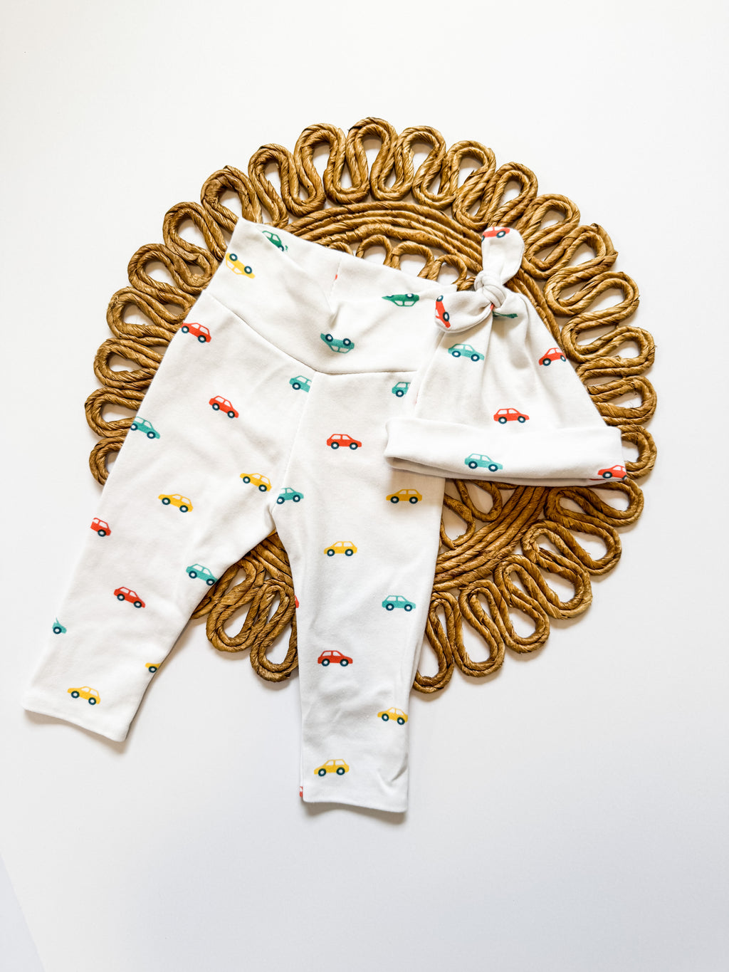 Baby Boy Legging & Hat Set