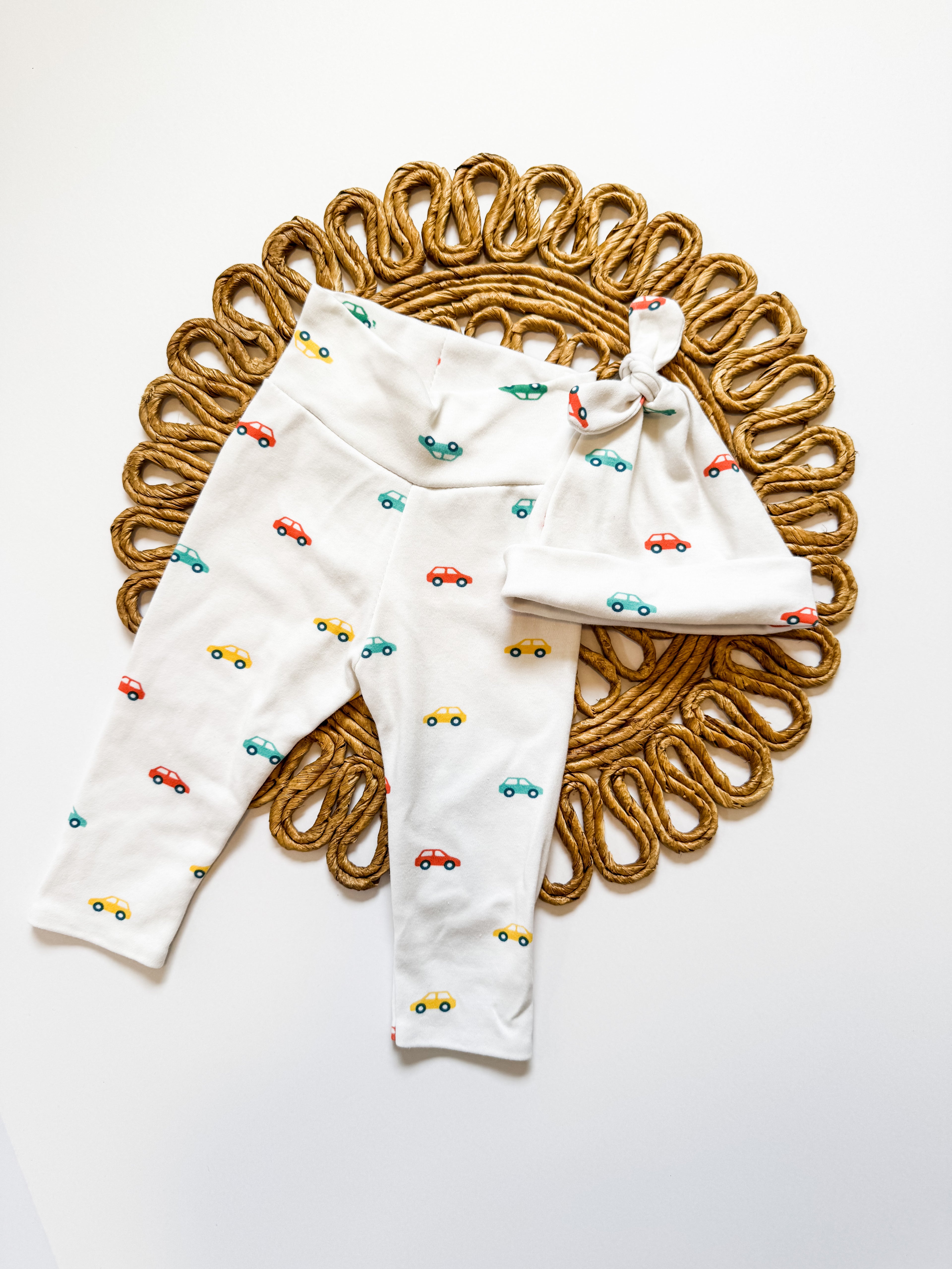 Baby Boy Legging & Hat Set
