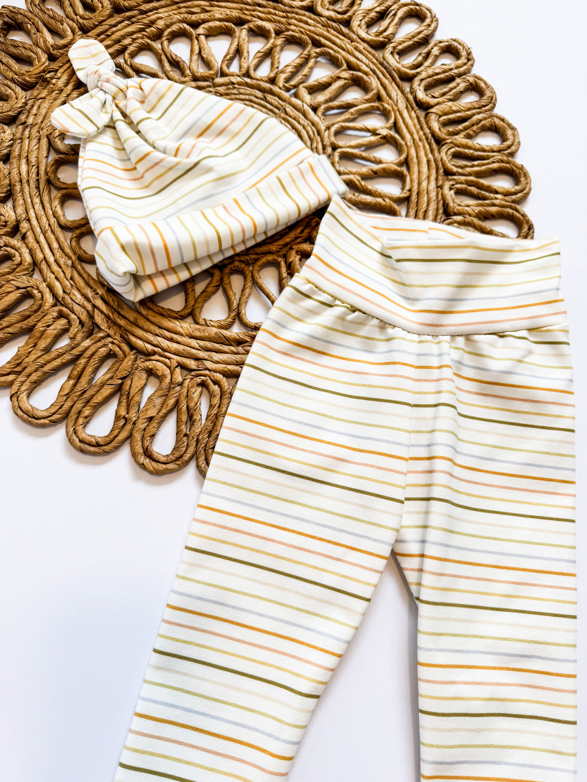 Welcome Home Baby Legging & Hat Set