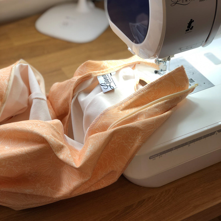 Cozy Sack: Floral Warming Sack, Knit
