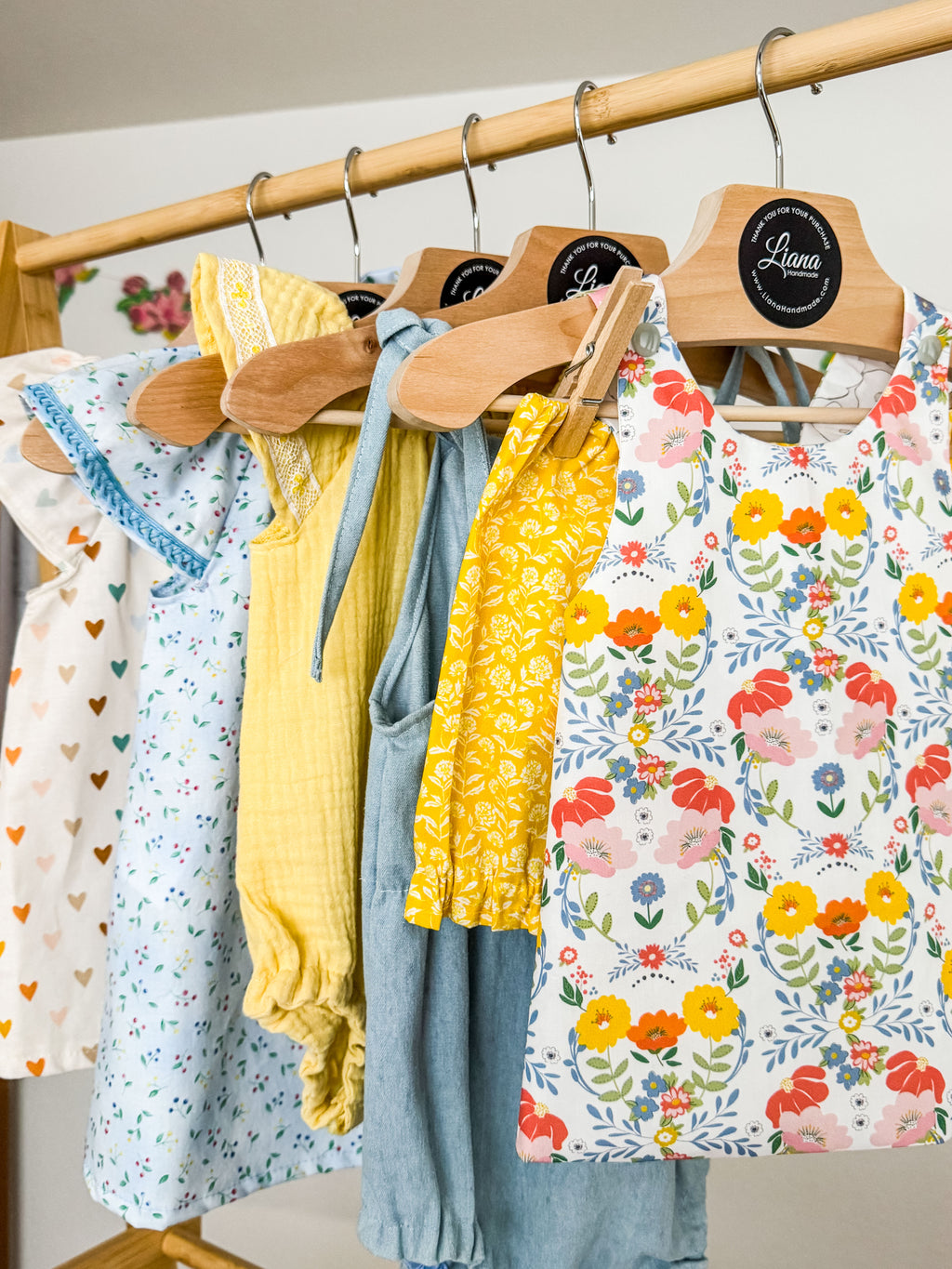 Yellow and Blue Baby Bloomer Sets: Summer Two Piece Outfit