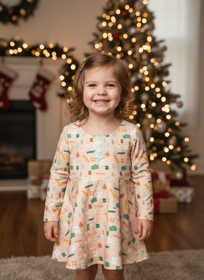 Seasonal Knit Toddler Dresses: Pretty Gifts, Twirl Dresses