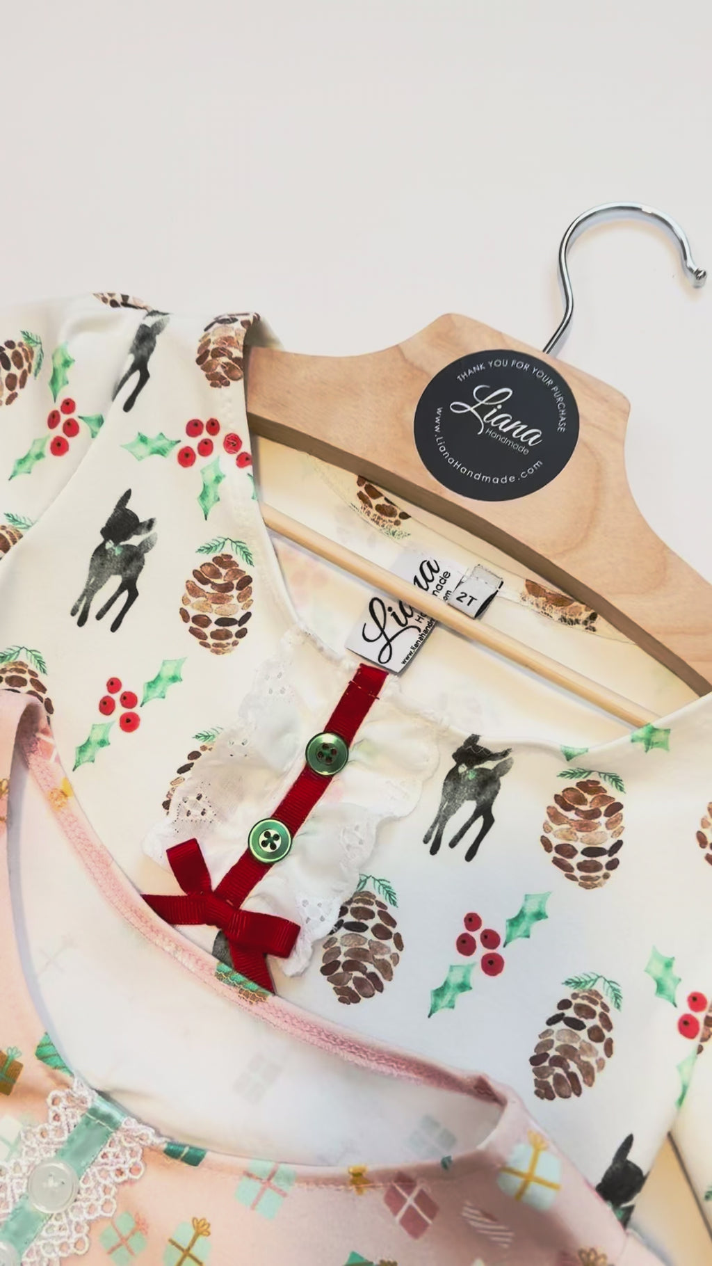 Seasonal Knit Toddler Dresses: Baby Deer, Twirl Dresses